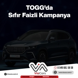 Togg'da Sıfır Faizli Kampanya
