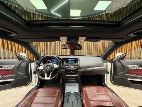 MERCEDES-BENZ E250 COUPE AMG ISITMA/SOĞUTMA İÇİ KIRMIZI 12 TAKSİT